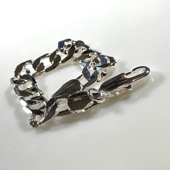 💙 Cuban Link Bracelet 12 mm 1/2" - Picture 5 of 6